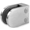 Kiinnityskappale, suoralle pinnalle 63x45 mm, 8-12mm lasille, AISI 304