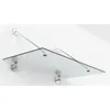 Glasdachset f.4-Punkt Befestg. 12mm klaasile