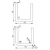 U-Profil 15x15x15x2mm naturfar