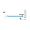 Tiivistysprofiili, kirkas 6/8 mm lasille