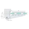 Sarana PILOT pari luonnonväri anodisointi 8-10 mm lasille, 40kg per pari