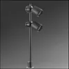 LED 2 kpl kohdevalaisin putkelle, anod. alum. Input:350mA, LED:Osram GD Plus 1.2Wx2