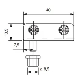 Tappisarana kromi 4-6mm lasille
