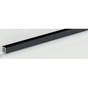 Putki 15x15x2mm, L=1500mm musta matta