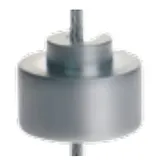 Hyllynkannatin, 1,5mm vaijerille mattakromattu