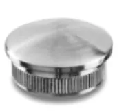 Päätykappale kaareva, lyötävä, putkelle  42,4x2,0 mm, AISI 304, (13572-242-12)
