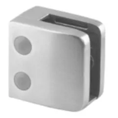 Kiinnityskappale suoralle pinnalle 55x55mm, lasille 8-12,76mm