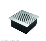 Kovaääninen hopea, upotettava L120 x S120 x K65mm, 3m johdo