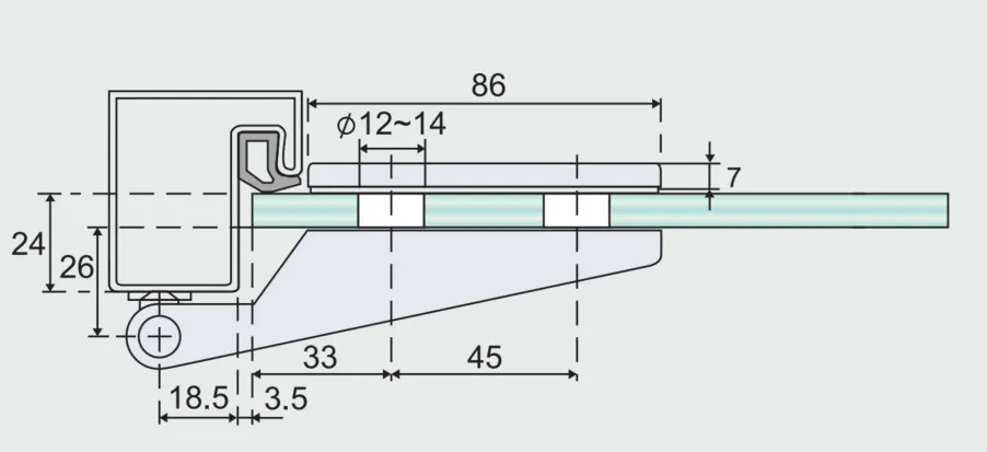Saranapari PILOT Silver+kannat hinge tapp